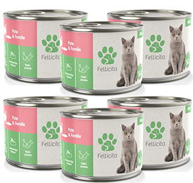 Fellicita Cat Nassfutter Pute & Forelle - 6 x 200 g – Bild 1 von 5
