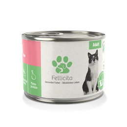 Produktbild von Fellicita Cat Nassfutter Pute Pur - 6 x 400 g