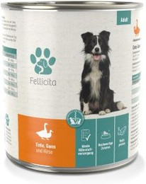 Produktbild von Fellicita Ente, Gans & Hirse - 6 x 800 g