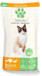 Fellicita Huhn, Pute & Ente Katzenfutter - 12 x 100 g – Bild 1 von 3
