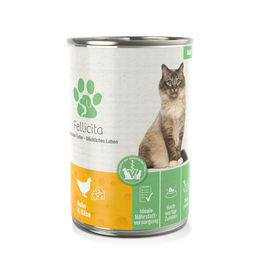 Produktbild von Fellicita Huhn und Käse 400g