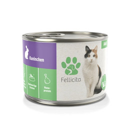 Produktbild von Fellicita Kaninchen pur - 6 x 400 g