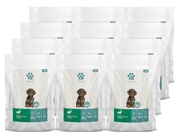 Produktbild von Fellicita Premium Nassfutter für Hunde Hirsch mit Gemüse & Hirse - 12 x 100 g