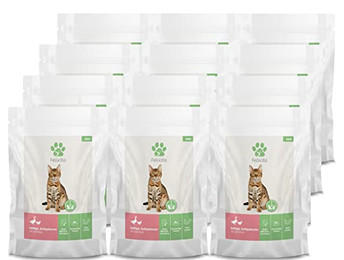 Produktbild von Fellicita Premium Nassfutter für Katzen Geflügel & Geflügelherzen mit Aprikose - 12 x 95 g
