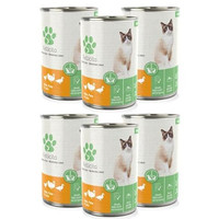 Produktbild von Fellicita Premium Nassfutter für Katzen Huhn Pute Ente - 6 x 400 g