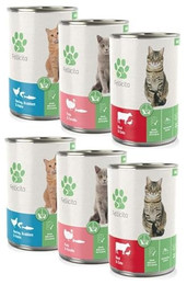 Produktbild von Fellicita Premium Nassfutter für Katzen Multiprotein Mixpaket - 6 x 400 g