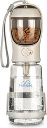 Produktbild von Fellnase Hunde-Futterautomat mit Trinkflasche und Futterbox 500 ml - 0,5 l
