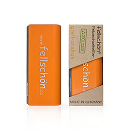 Produktbild von fellschön® Fellwechselhelfer grell-orange 100% Recyclingmaterial