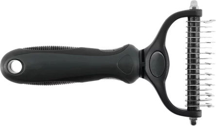 Produktbild von Fellwechselkamm für Pferde 17 und 9 Zähne Frau Hippotonic