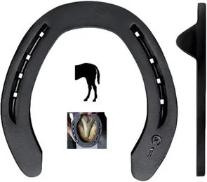 Produktbild von Fer à cheval hinten mit 2 Nägeln Kerckhaert DF Grand Prix