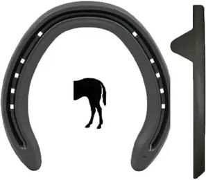 Produktbild von Fer à cheval Hinterhufe offen mit 2 Nägeln Kerckhaert Kings Plate extra