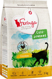 Produktbild von Feringa Adult kaltgepresst Huhn Katzenfutter - 3 x 3 kg