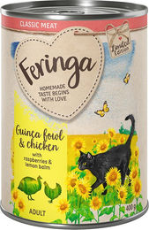 Produktbild von Feringa Classic Meat Sommermenü mit Perlhuhn & Huhn - 24 x 400 g