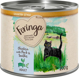 Produktbild von Feringa Country Style Menü Huhn, Schwein, Seelachs - 24 x 200 g
