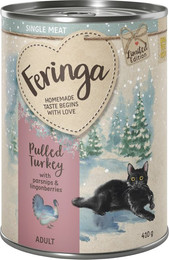 Produktbild von Feringa Single Meat Pulled Truthahn mit Pastinake - 12 x 410 g