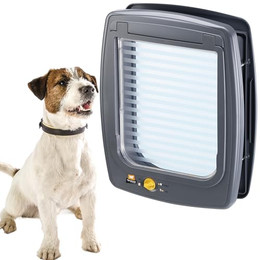Produktbild von Ferplast Hunde- und Katzenklappe Swing 11 grau - 1 Stk.