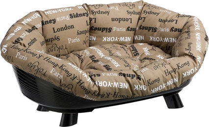 Produktbild von Ferplast Hundekorb Siesta Deluxe mit Überzug Sofà - Cities Set Größe 4