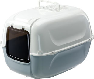 Produktbild von Ferplast Katzentoilette Prima XXL - hellgrau / weiß