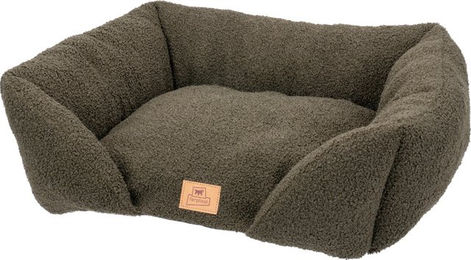 Produktbild von Ferplast Kuschelbett Pamper Bouclé, grün - L 55 x B 45 x H 20 cm