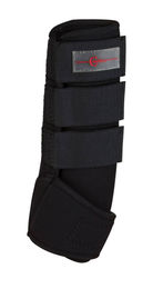 Fesselkopfgamasche Synthesekautschuk schwarz Warmblut 4er-Set – Bild 1 von 8