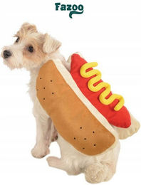 Produktbild von Festivalartikel Hundekostüm Hundekostüm Hot Dog S lustiges Haustier Outfit Halloween Karneval