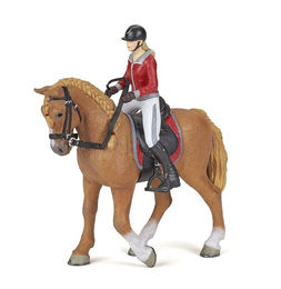 Produktbild von Figurine Papo Cheval de promenade et sa cavalière