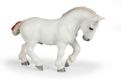 Produktbild von Figurine Papo Percheron blanc