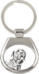 Produktbild von Fila Brasileiro - Schlüsselanhänger mit Hund, Schlüsselanhänger mit Aufdruck, personalisierter Anhänger der Marke Art-Dog silber