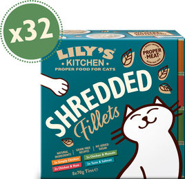 Produktbild von Filetstückchen für Katzen Multipack (32 x 70g) Lily's Kitchen