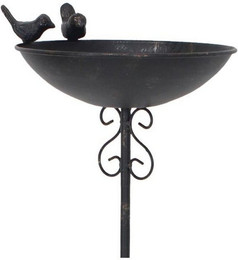 Produktbild von finehomegarden Vogeltränke und Futterplatz aus Metall