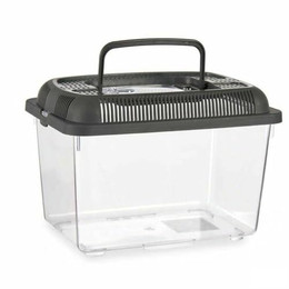 Produktbild von Fischglas mit Griff, mittelgroß, anthrazit, Kunststoff - 12 x 3 l