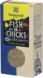Fish & Chicks Grillgewürz bio Zitronenpfeffer für Fisch und Geflügel - 55 g – Bild 1 von 4