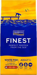Fish4Dogs Finest Adult Complete große Brocken Hundefutter - Weißfisch - 12 kg – Bild 1 von 5