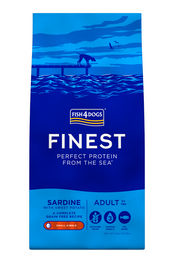 Produktbild von Fish4Dogs Finest Adult Sardine mit Süßkartoffel 6 kg