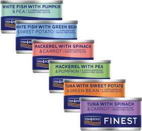 Fish4Dogs Finest Wetfood - Thunfisch mit Süßkartoffeln und Bohnen - 12 x 85 g – Bild 1 von 5