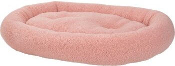 FIT+FUN Bett Teddy oval rosè – Bild 1 von 2