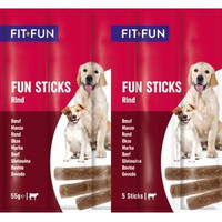 Produktbild von FIT+FUN Fun Sticks 20x55g Rind