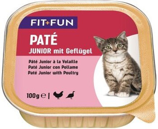 Produktbild von FIT+FUN Junior Paté Geflügel 32x100 g