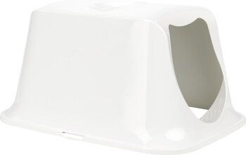 FIT+FUN Katzentoilette Mix & Match Haube weiß – Bild 1 von 3