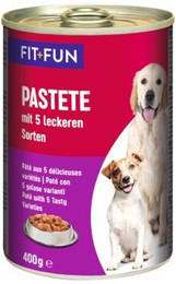 Produktbild von FIT+FUN Pastete 5 leckere Sorten 24x400 g