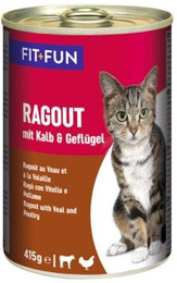 Produktbild von FIT+FUN Ragout Kalb & Geflügel 24x415 g