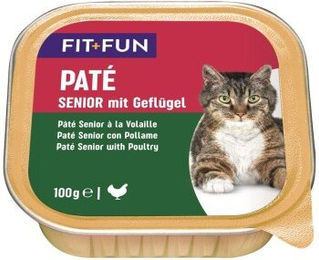 Produktbild von FIT+FUN Senior Paté Geflügel 16x100 g