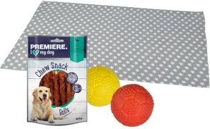 Produktbild von FIT+FUN Set Training - Snack, Ball und Kuscheldecke