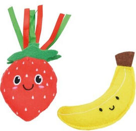 Produktbild von FIT+FUN Spielzeug-Set Erdbeere + Banane
