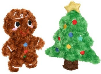 Produktbild von FIT+FUN Spielzeug Xmas Plüsch Rentier, Lebkuchen, Weihnachtsbaum