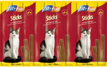 Produktbild von FIT+FUN Sticks Geflügel und Leber - 25 x 10 Stk.