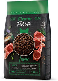 Produktbild von FITMIN Cat For Life Adult Lamb 1,8 kg für ausgewachsene Katzen mit Lammfleisch