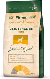 Produktbild von FITMIN Dog Nutritional Programme Mini Maintenance Lamb&amp;Beef 12 kg für erwachsene Hunde kleiner Rassen