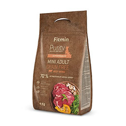 Produktbild von Fitmin dog Purity Adult Mini Getreidefrei Rind - 4 kg