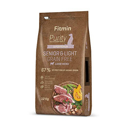Produktbild von Fitmin Dog Purity GF Senior & Light Lamm Trockenfutter - 12 kg